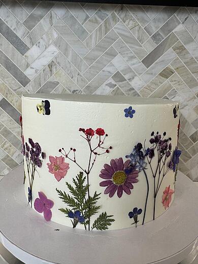 Dry Flower Cake