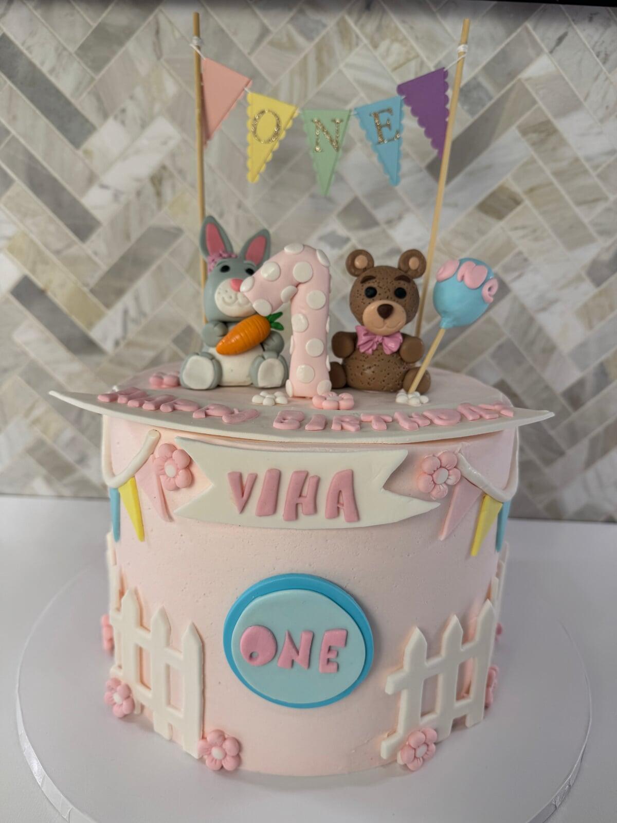 Bunny Bear Cake